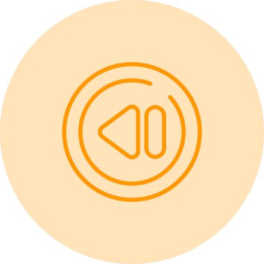 vektör ağ simgesi Önceki Parça Düğmesi 