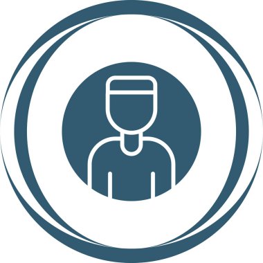 kullanıcı avatar simgesi vektör çizimi