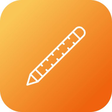 Kalem. Web simgesi basit illüstrasyon 