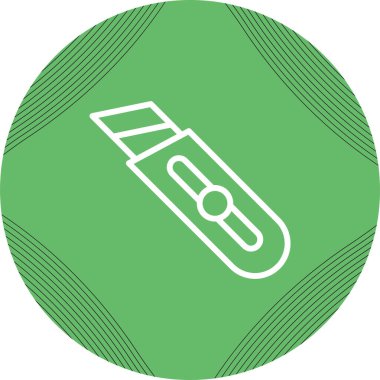 Kağıt Kesicisi web simgesi, basit vektör illüstrasyonu