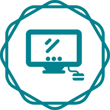 masaüstü web simgesi vektör çizimi