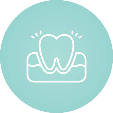 Diş Çıkarma Simgesi, Diş Çekme veya Çıkarma Vektörü Simgesi Tasarımı