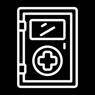 Kapı simgesinin vektör illüstrasyonu