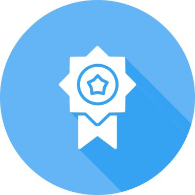 Web simgesi, vektör çizim madalya