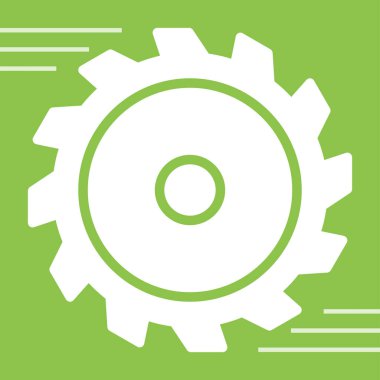 Vektör illüstrasyonu, testereli ağ simgesi