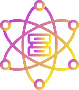 Bir Veri Bilimi simgesinin vektör çizimi