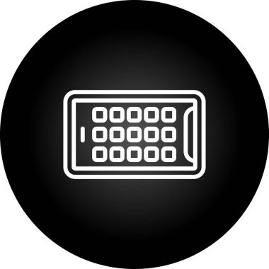 Tablet modern simgesinin vektör illüstrasyonu