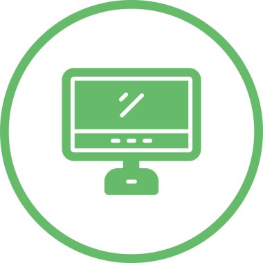 masaüstü web simgesi vektör çizimi