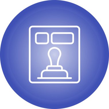 Modern Pul Aracı simgesinin vektör çizimi   