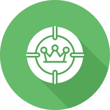 hedef simge, vektör illüstrasyonu basit tasarım