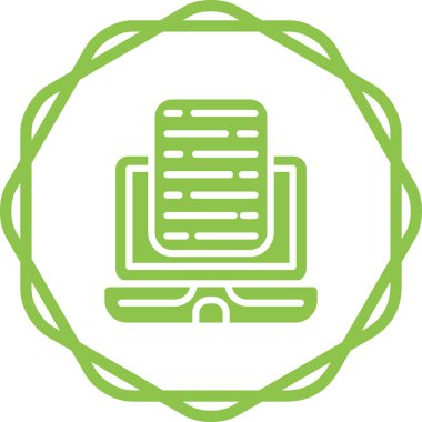 Basit tasarım web simgesini test et