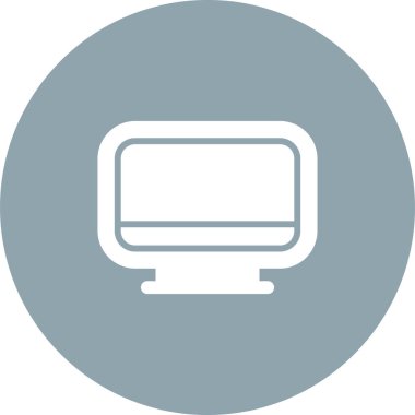 bilgisayar simgesi, vektör illüstrasyonu basit tasarım