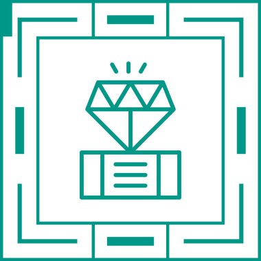 Kazanan simgesinin vektör illüstrasyonu 