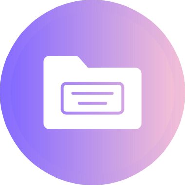 dosya dizini simgesi, vektör illüstrasyonu basit tasarım