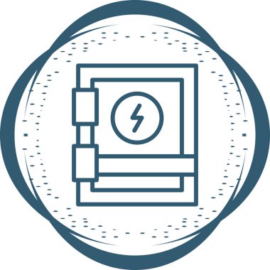 Elektrik Panelinin vektör illüstrasyonu
