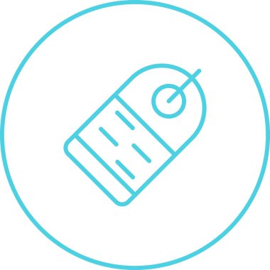 etiket web simgesi vektör illüstrasyonu 