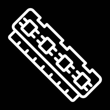 High-Performance Memory RAM Icon for Technology and Computing Graphics clipart