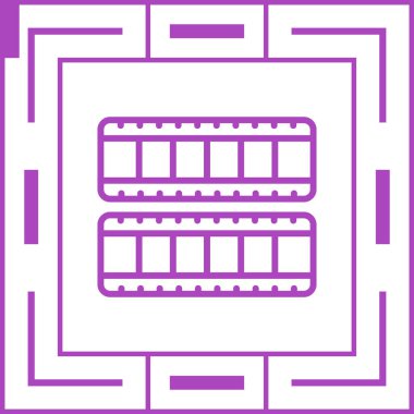 Beyaz arkaplanda izole edilmiş modern simge kaydırılıyor 