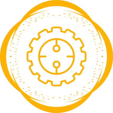 Teçhizat Web simgesi basit illüstrasyon