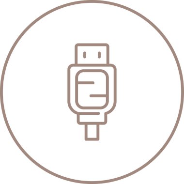 SATA kablo simgesinin web illüstrasyonu