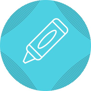 Crayon web simgesinin vektör illüstrasyonu