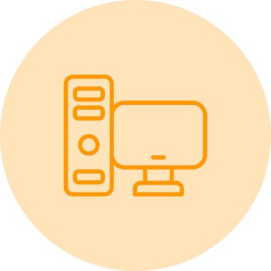 Bilgisayar web simge vektör çizim