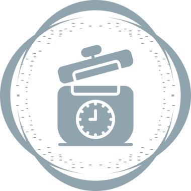 Baskı Kurabiyesi simgesi basit illüstrasyon 