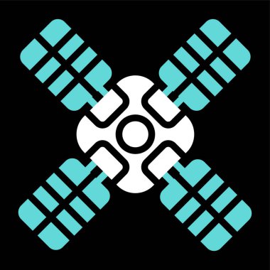 uydu simgesi web illüstrasyonu