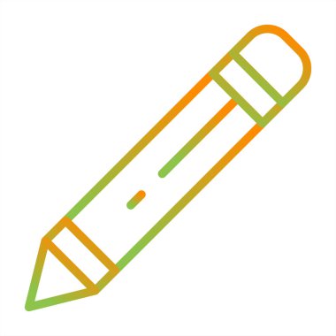 Kalem. Web simgesi basit illüstrasyon 