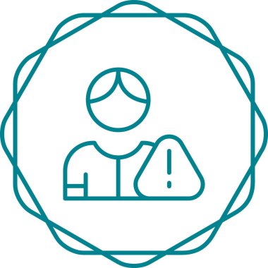 Başarısız ağ simgesi, vektör illüstrasyonu