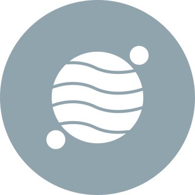 Gezegen simge vektör çizim 