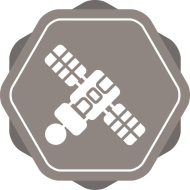 uydu simgesi web illüstrasyonu