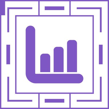 Grafik Tarihi web simgesi, vektör illüstrasyonu 