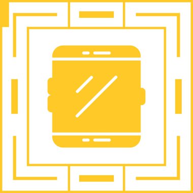 Tablet modern simgesinin vektör illüstrasyonu