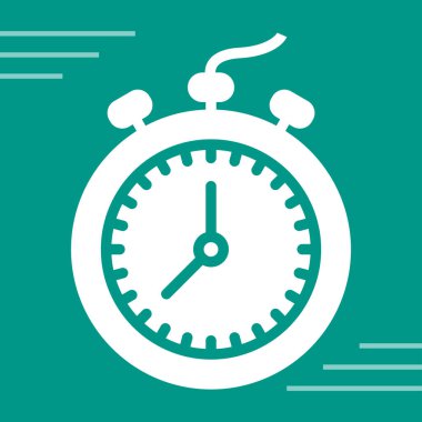 Kronometre Web simgesi basit tasarım