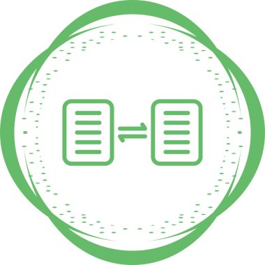 belge dosyaları ikon vektör illüstrasyonunu paylaşıyor 