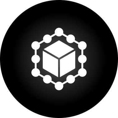 Tedarik zinciri yönetim web simgesi vektör illüstrasyonuName