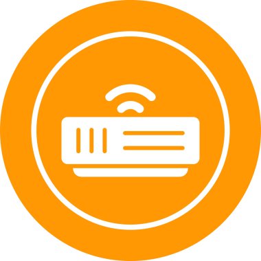 Modem simgesi web basit illüstrasyon