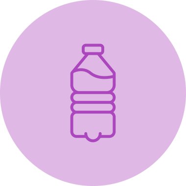 Şişe simgesinin vektör illüstrasyonu