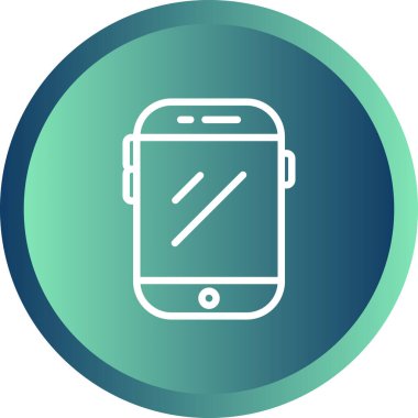 Akıllı telefon. Web simgesi basit tasarım