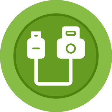 usb simgesi, web tasarımı için illüstrasyon