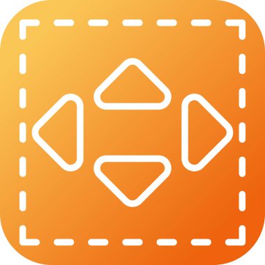 İmleç modern simgesinin vektör illüstrasyonu