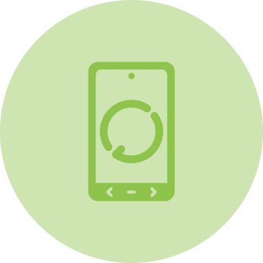 Yeniden yükleme simgesinin vektör çizimi 