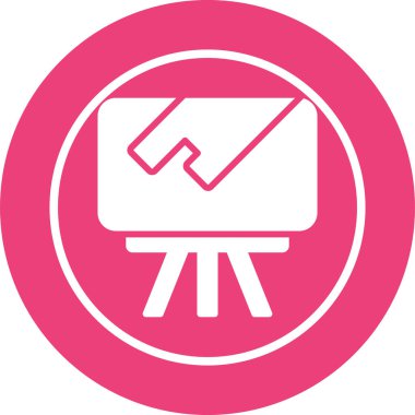 Yuvarlanmış Gazete. Web simgesi vektör illüstrasyonu