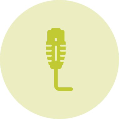 Ethernet web simgesinin vektör illüstrasyonu