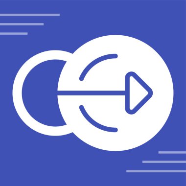 Düzleştirme aracı simgesi, vektör illüstrasyonu