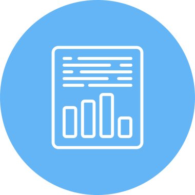 Belge simgesinin vektör illüstrasyonu