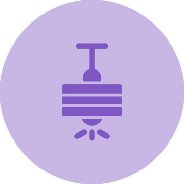 Tavan Lambası ikon vektör illüstrasyonu