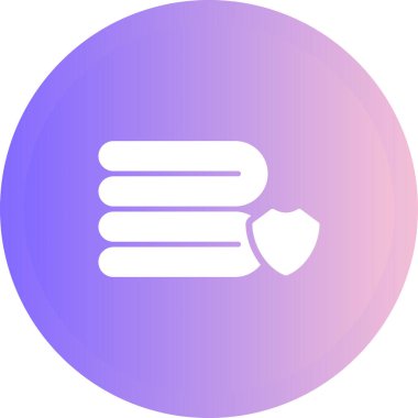 Mylar battaniye ikonu vektör illüstrasyonu 