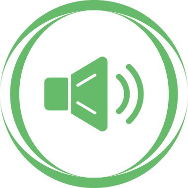 Ses hoparlörü web illüstrasyonu